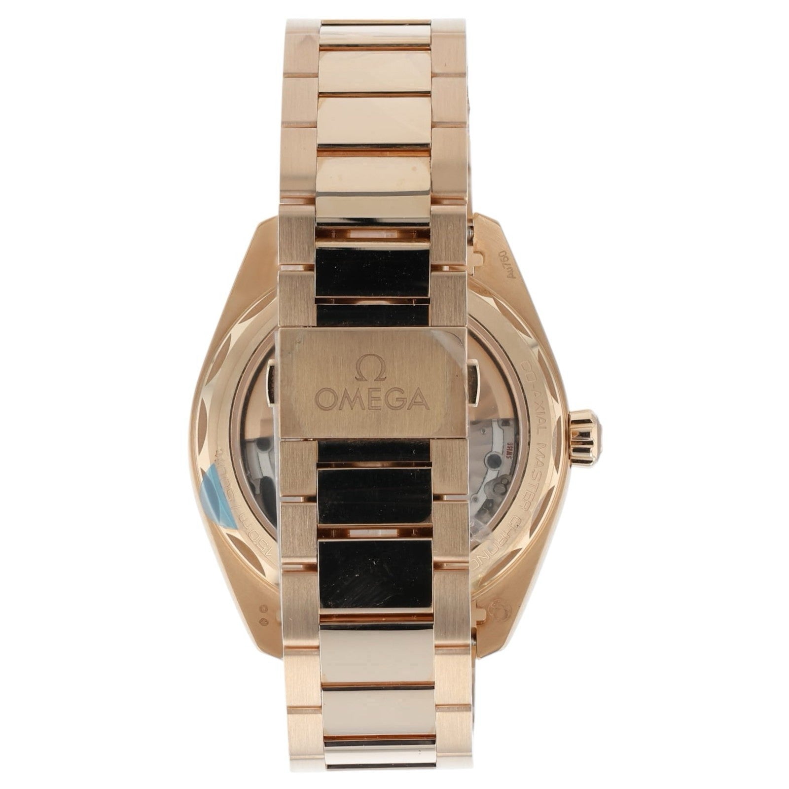 Omega Aqua Tera Blue Dial 18k Rose Gold 41mm Automatic Mens 220.50.41.21.03.001