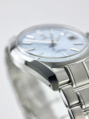 NEW 2023 Grand Seiko Automatic 40mm Frost Blue Dial SBGH295G - Box And Papers