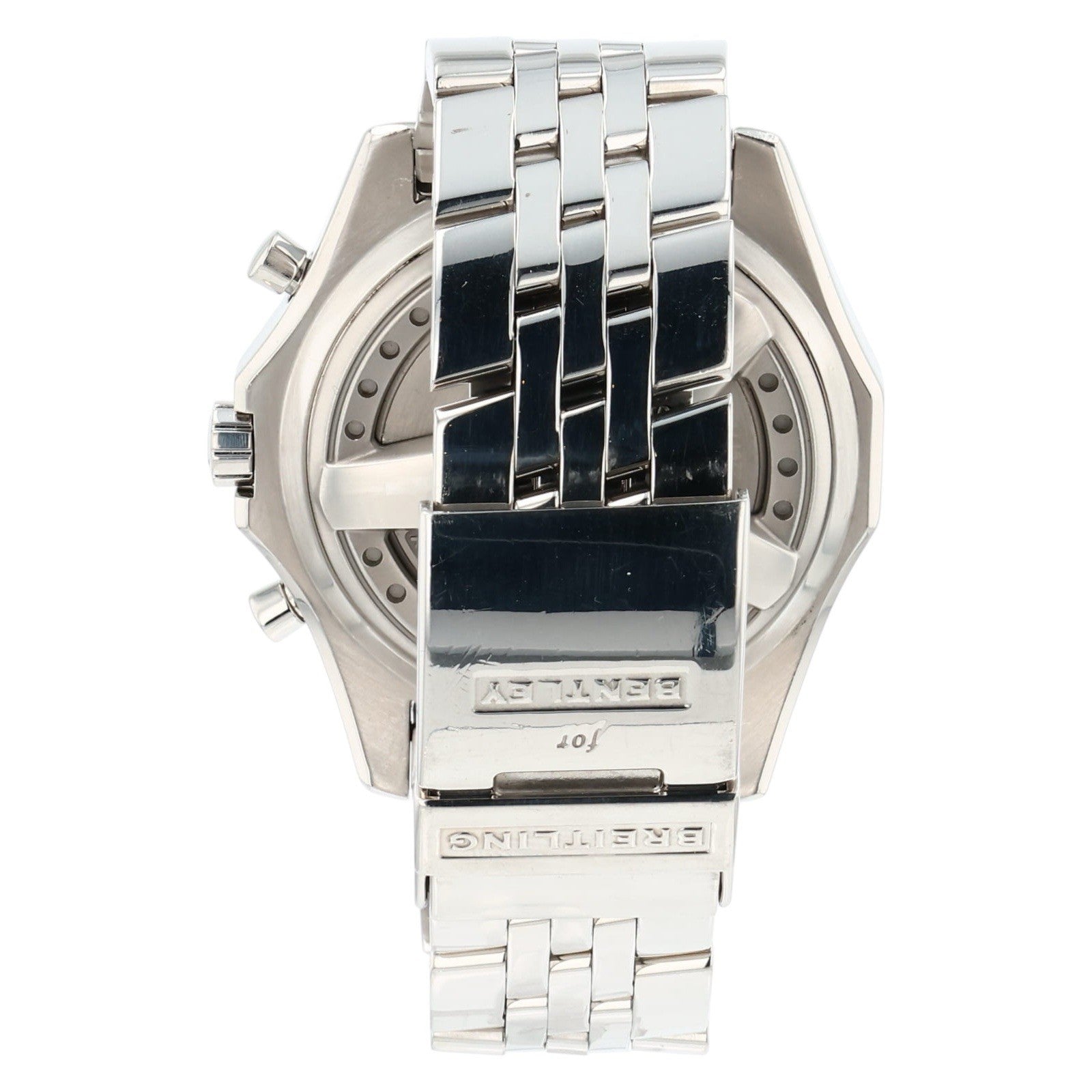 Breitling Bentley Chrono 6.75 Neptune Blue Dial Stainless Steel Men Watch A44362