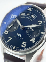 IWC Big Pilot 18k White Gold Blue Dial 46mm Automatic Men’s Watch IW502703