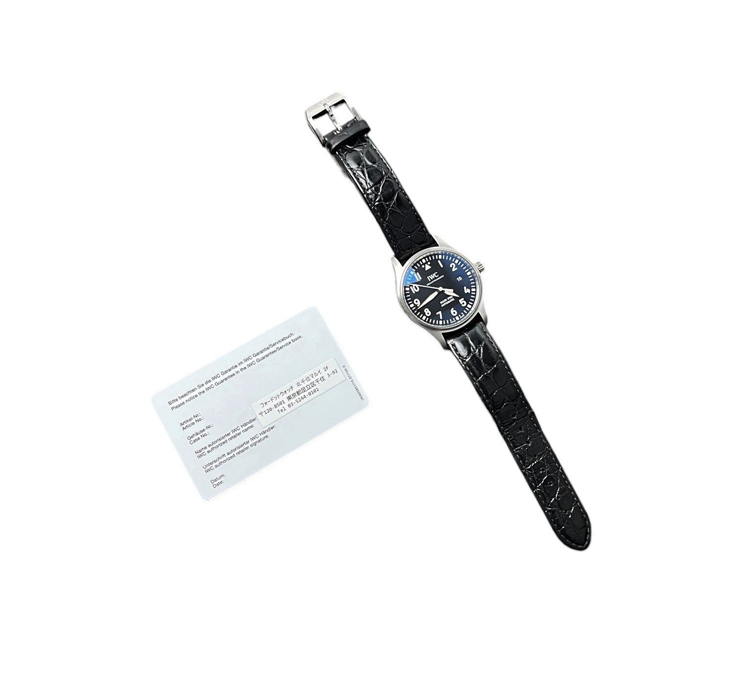 IWC Pilot XVIII Black Dial Stainless Steel 40mm Automatic Men’s Watch IW327001