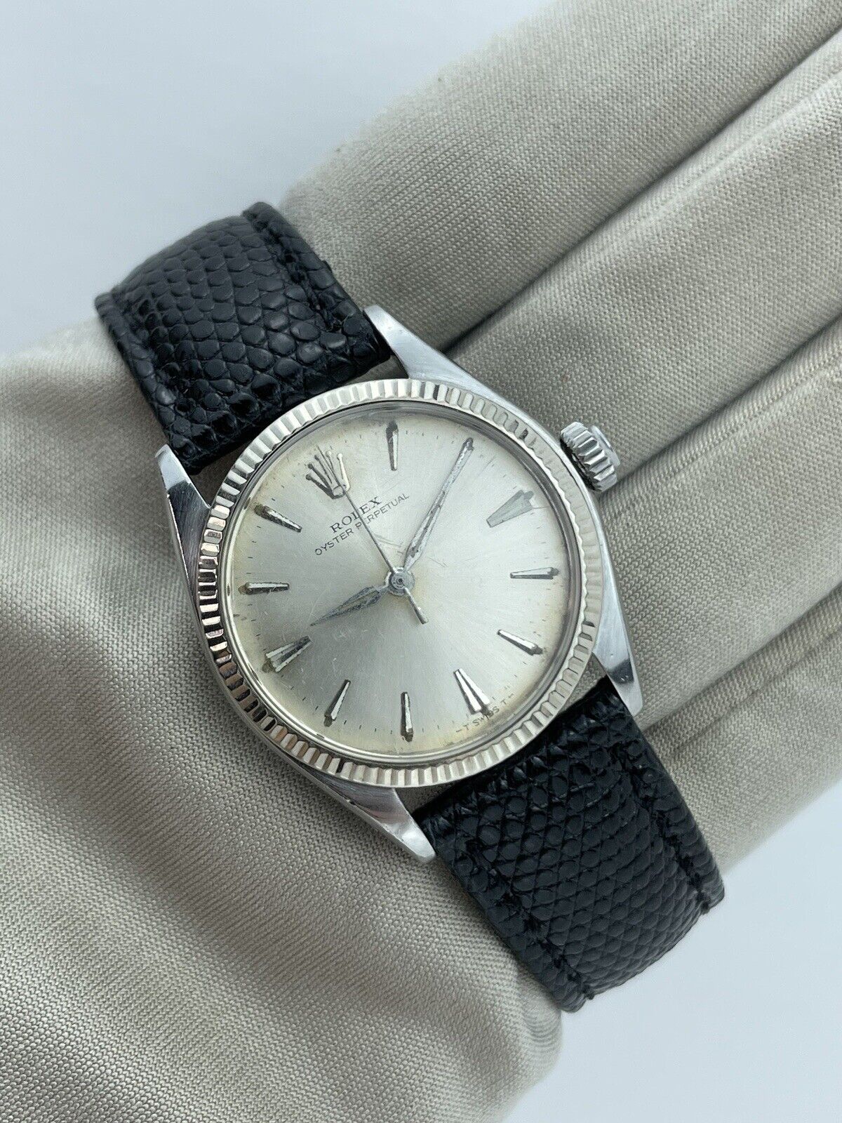 Midsize Rolex Oyster Perpetual Ref 6549 30mm Automatic Swiss Vintage