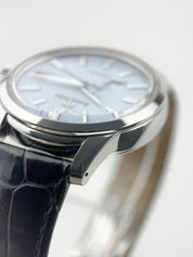 Grand Seiko Skyflake Stainless Steel Icy Blue Dial 40.2mm Automatic Mens SBGA407