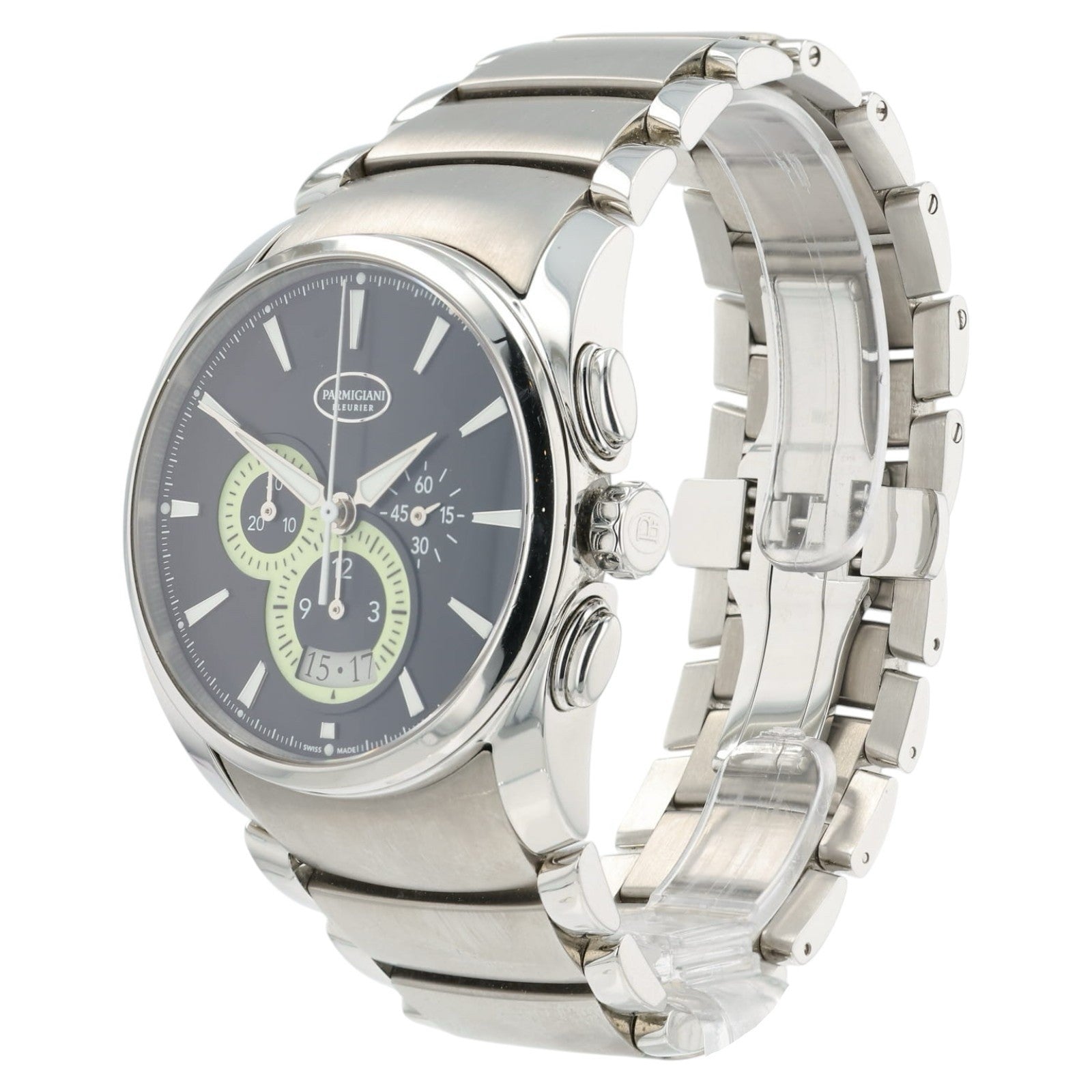 Parmigiana Fleurier Tonda Black Dial Steel 40mm Automatic Men’s Watch PFC274