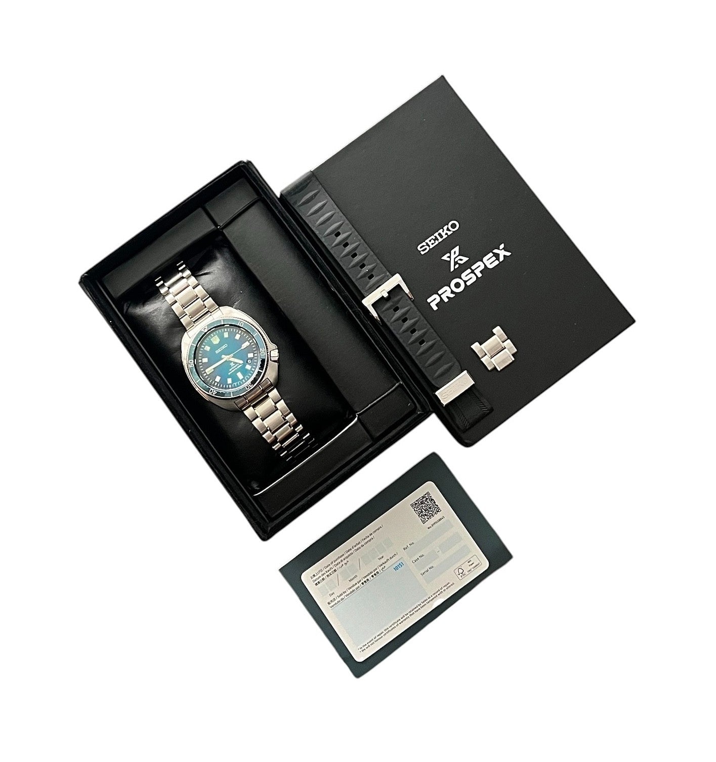 Seiko Divers Blue Dial Date Stainless Steel 44mm Automatic Men's Watch SLA063