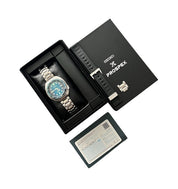 Seiko Divers Blue Dial Date Stainless Steel 44mm Automatic Men's Watch SLA063