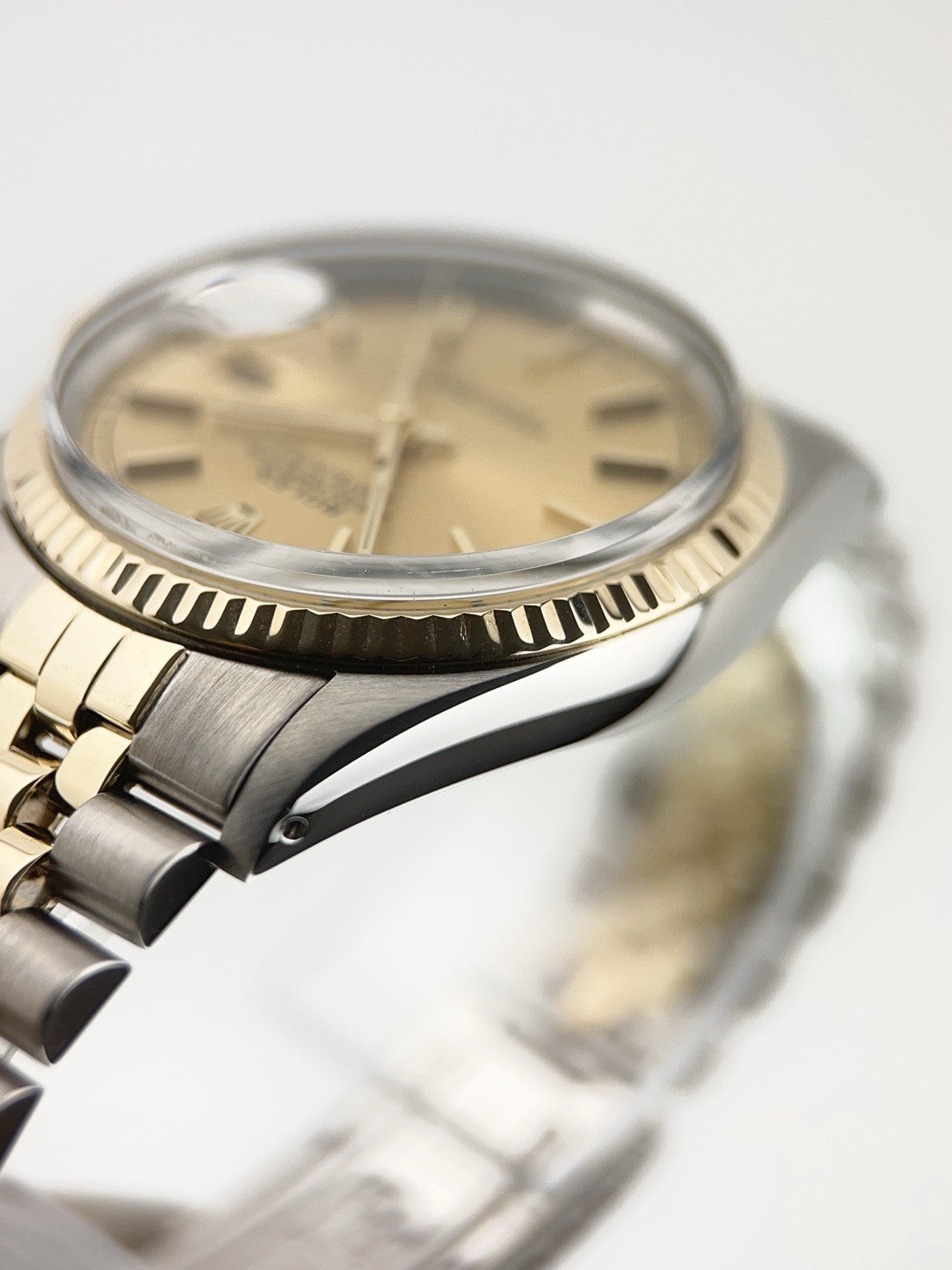 Rolex Datejust Steel & Gold Champagne Dial 36mm Automatic Movement Men’s 16013