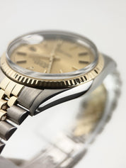Rolex Datejust Steel & Gold Champagne Dial 36mm Automatic Movement Men’s 16013