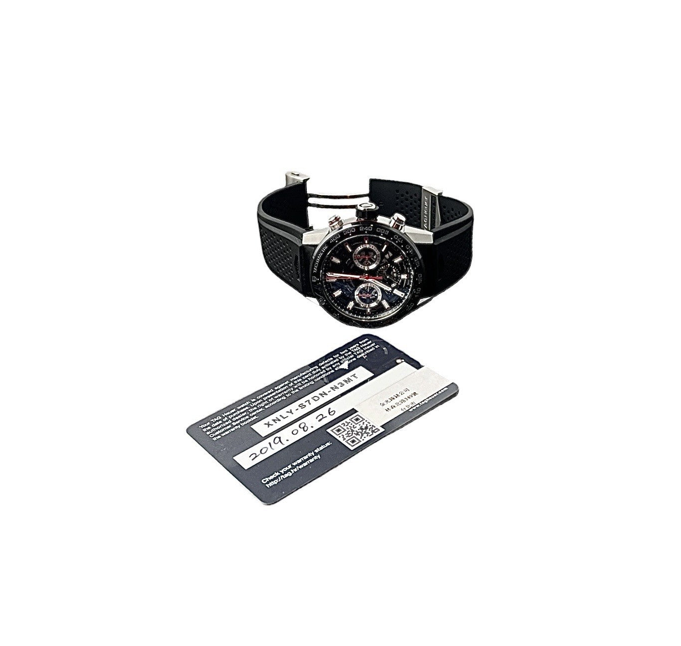 Tag Heuer Carrera Black Dial Stainless Steel 45mm Automatic Men’s Watch CBG2A10