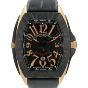 Franck Muller Grand Prix Black Dial 18K Rose Gold 49mm Automatic Watch 900SCGP