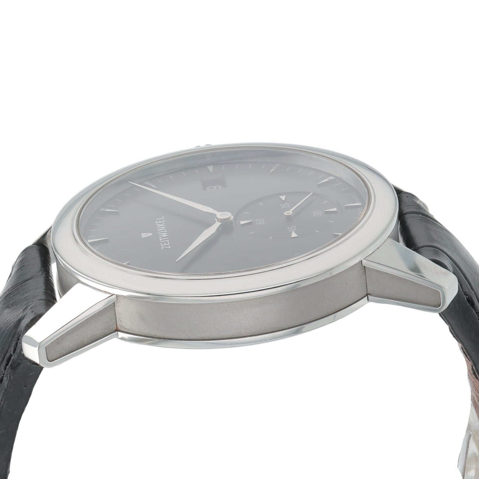 Zeitwinkel 188 Stainless Steel Black Dial 42mm Automatic Movement Men’s 183075