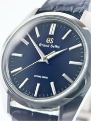 Grand Seiko Heritage Stainless Steel Blue Dial Manual Wind Mens Watch SBJGY009