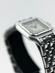 Cartier Panther 1320 22MM Quartz Stainless Steel Case Silver Dial Women's Watch