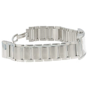 Tiffany East West Silver Color Dial Stainless Steel 22x37mm Quartz Unisex Watch
