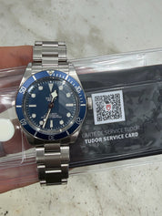 Tudor Black Bay 79030B Stainless Steel Mens Automatic Watch W/ Service Card