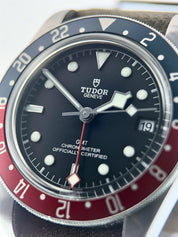 Tudor GMT Pepsi Steel Black Dial 41mm Automatic Movement Mens Watch 79830RB
