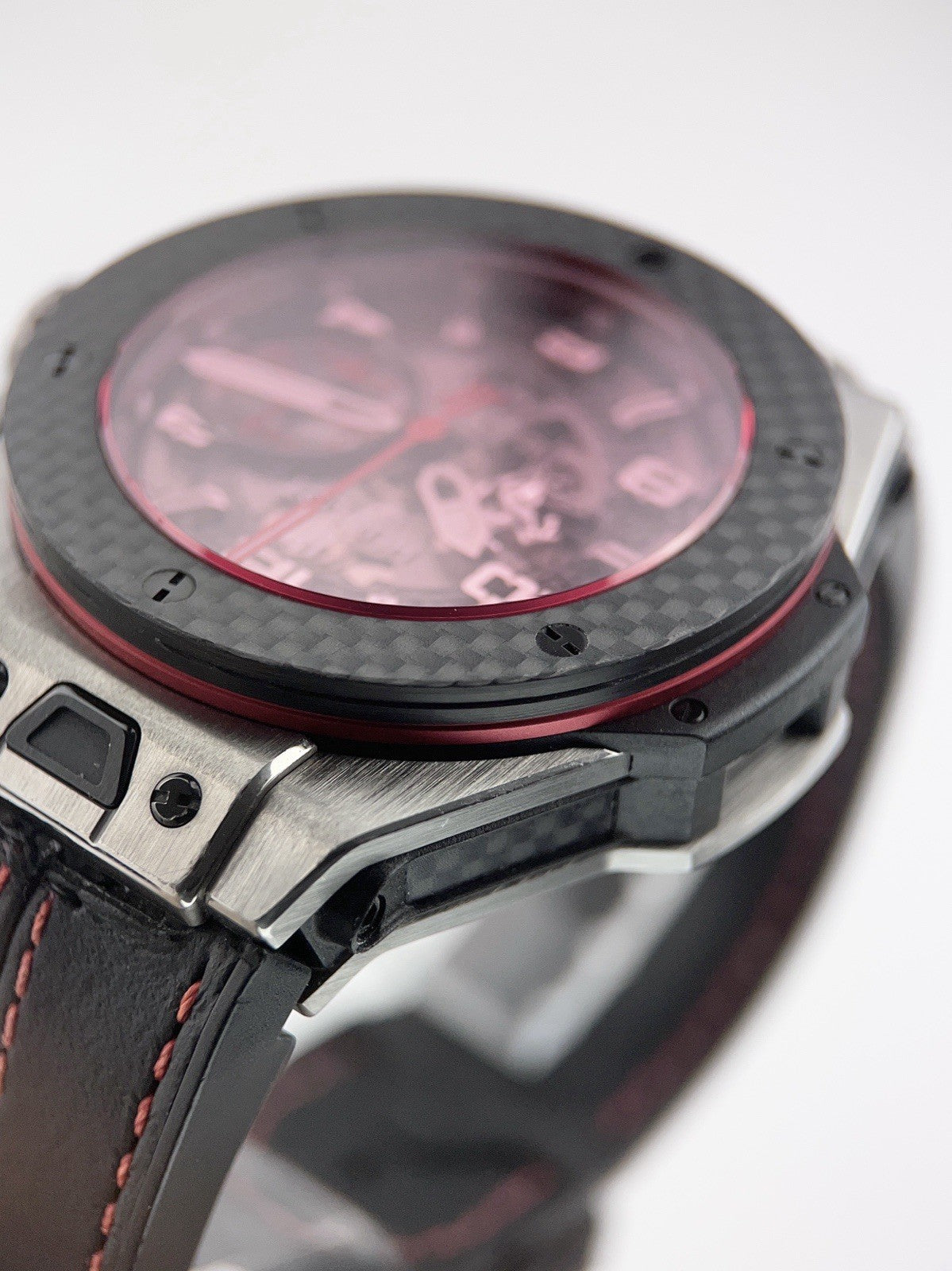 Hublot Big Bang Ferrari Titanium Carbon Bezel 45mm Automatic Mens 401.NQ.0123.VR