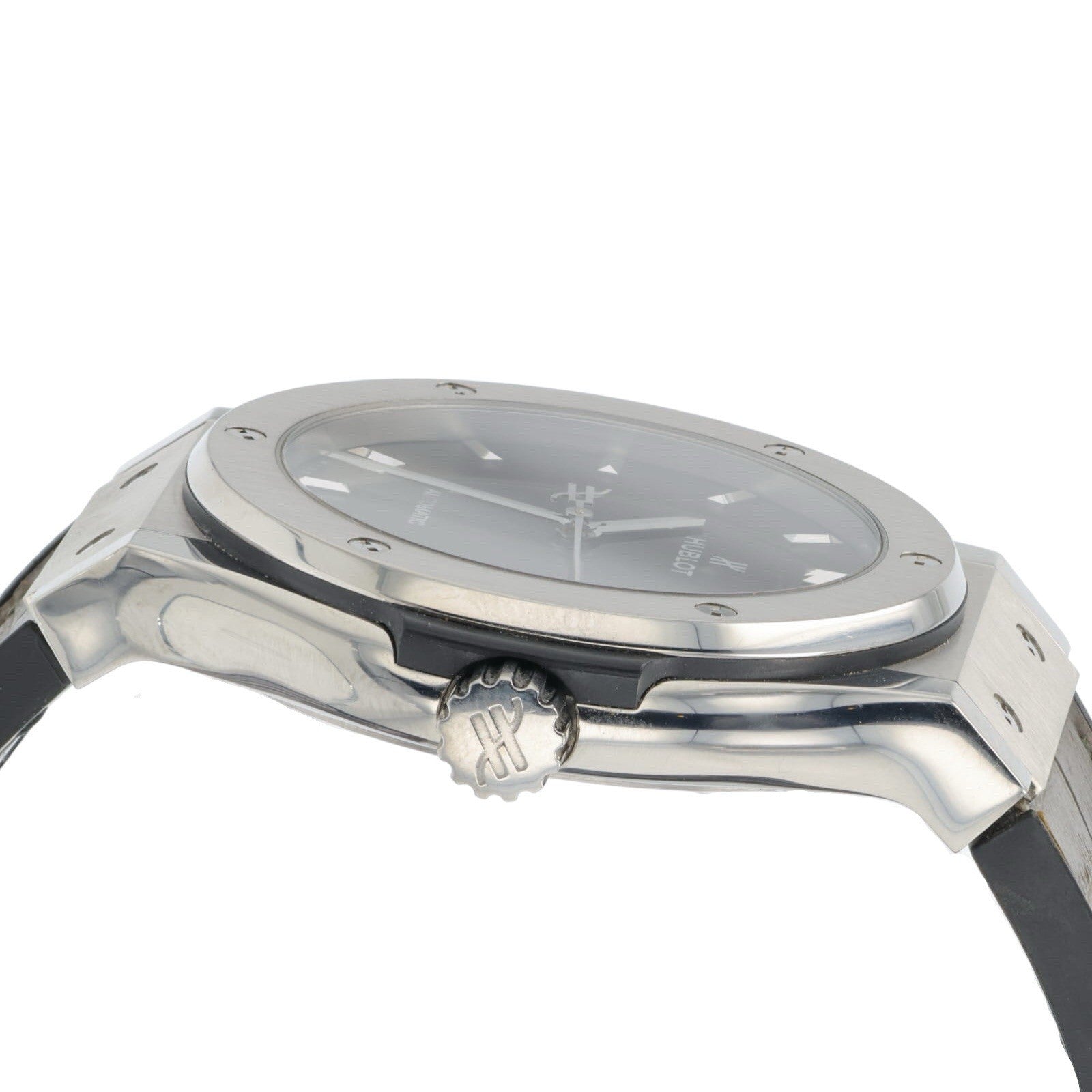 Hublot Classic Fusion Titanium Green Dial 42mm Automatic Mens 542.NX.8970.LR