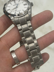 2021 Grand Seiko Spring Drive Snowflake Date Watch SBGA211 Titanium  Box/Paper