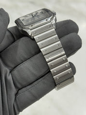 2023 Cartier Santos Large Steel Silver Dial 39mm Automatic Men's Watch WSSA0018