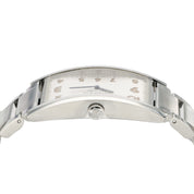 Tiffany East West Silver Color Dial Stainless Steel 22x37mm Quartz Unisex Watch
