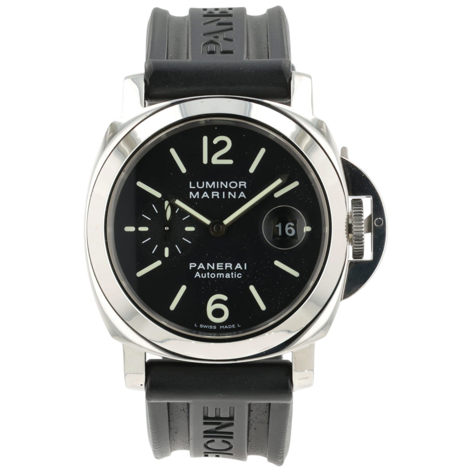 Panerai Luminor Marina Black dial Stainless Steel 44mm Automatic Mens PAM00104