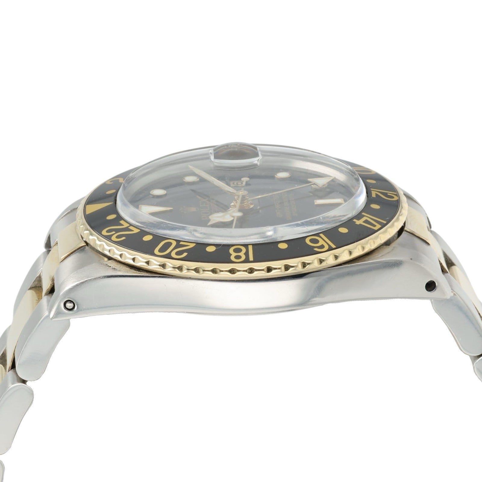 Rolex GMT Master II Black Dial Gold & Steel Black Dial 40mm Automatic Mens 16753