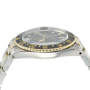 Rolex GMT Master II Black Dial Gold & Steel Black Dial 40mm Automatic Mens 16753