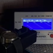 Alain Silberstien 39.5mm Titanium Automatic Date Watch Mother Pearl Dial w/ Box