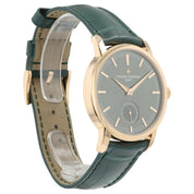 Vacheron Constantin Traditionnelle Green Dial 18k Rose Gold 38mm Manual Wind