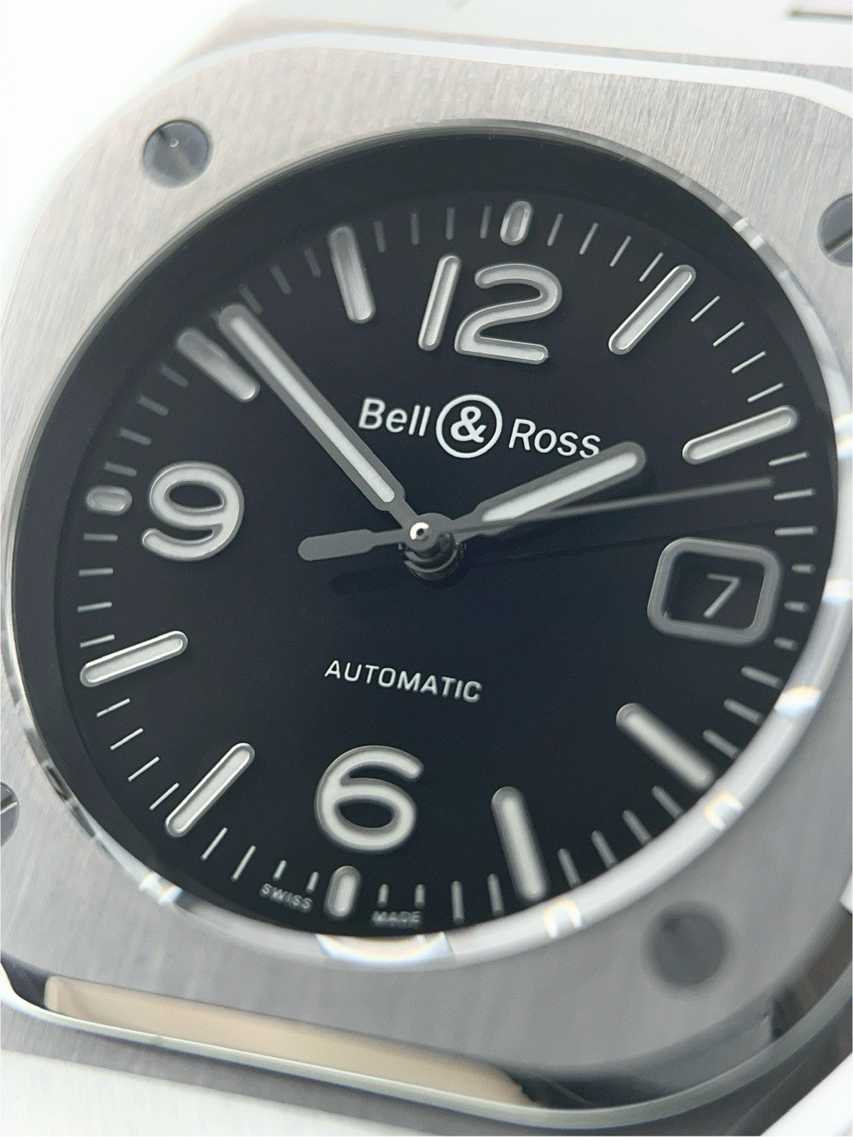 Bell & Ross Stainless Steel Black Dial 40mm Automatic Men's Watch BR05