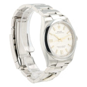Rolex Oyster Perpetual Domino's Silver Dial Steel 36mm Auto Men’s 126000