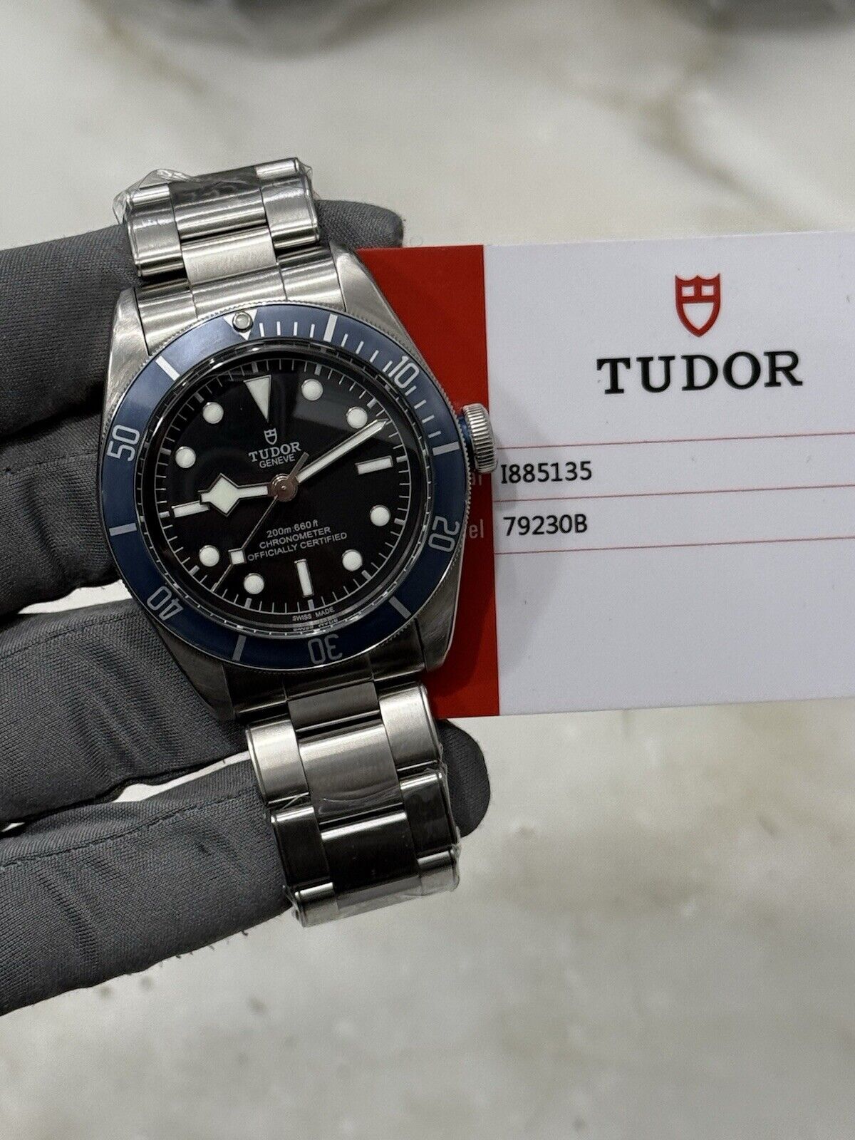 2020 TUDOR Black Bay Blue Stainless Steel Men's Watch 79230B -  W/ Papers