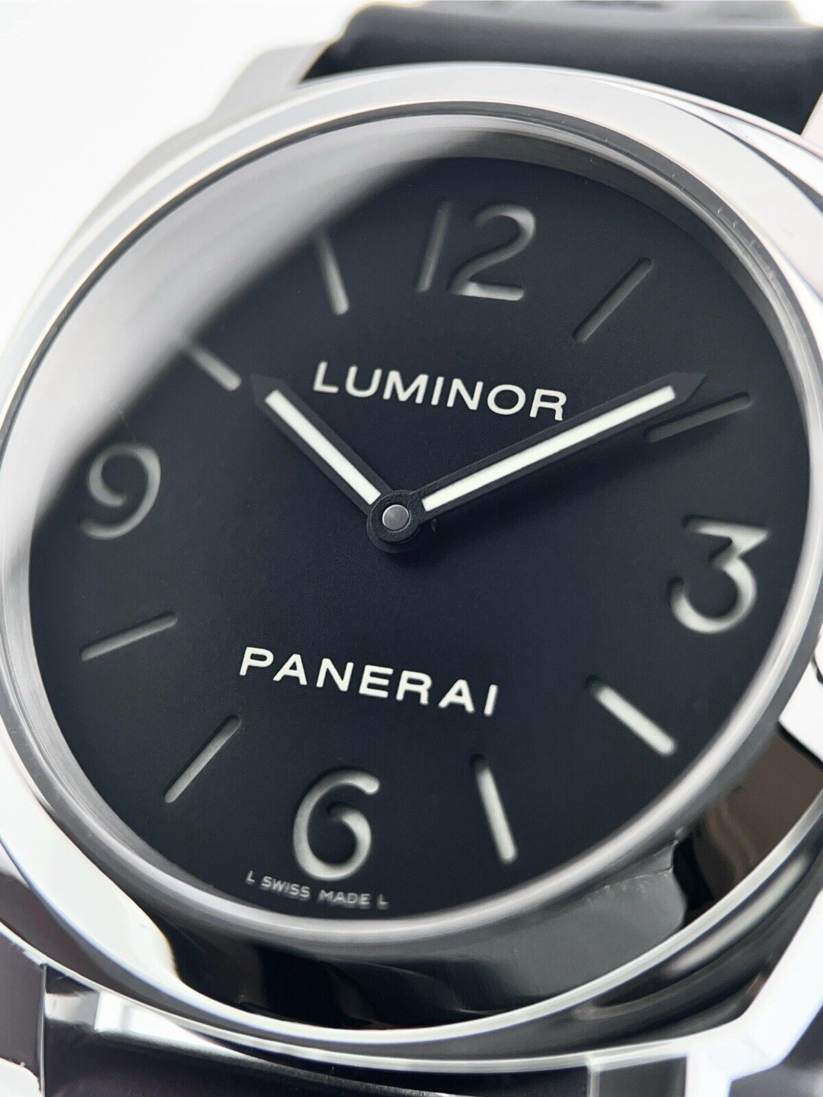 Panerai Luminor Base Stainless Steel Black Dial 44mm Manual Wind Men’s PAM00112