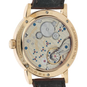 A Lange & Sohne 1815 UP/DOWN 18k Rose Gold Silver Dial 39mm Manual Wind 234.032