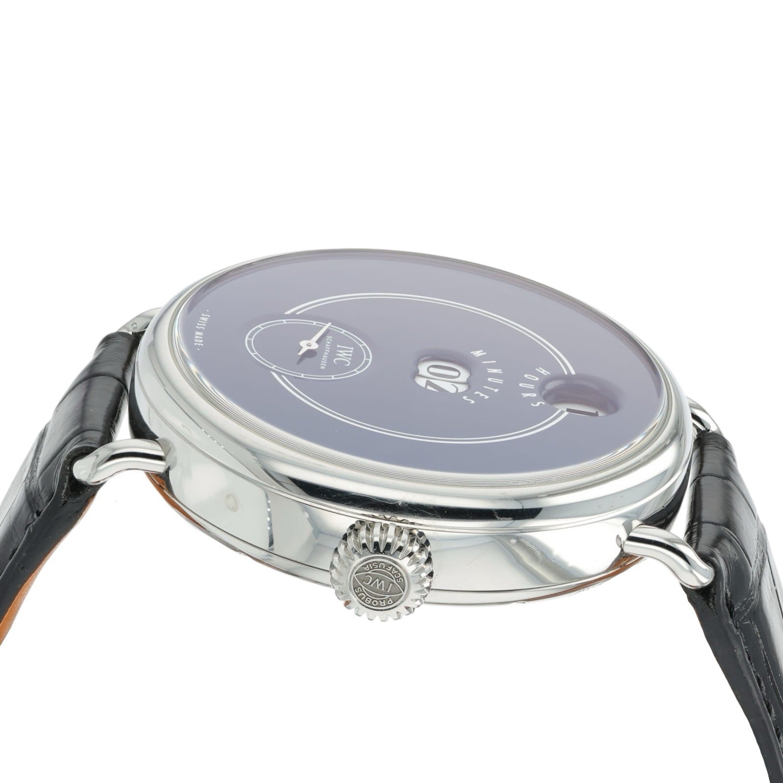 IWC Tribute To Pallweber Blue Dial Steel 45mm Manual Wind Men’s Watch IW505003