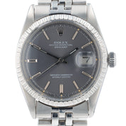 Rolex Datejust Stainless Steel Grey Dial 36mm Automatic Men’s Watch 1603