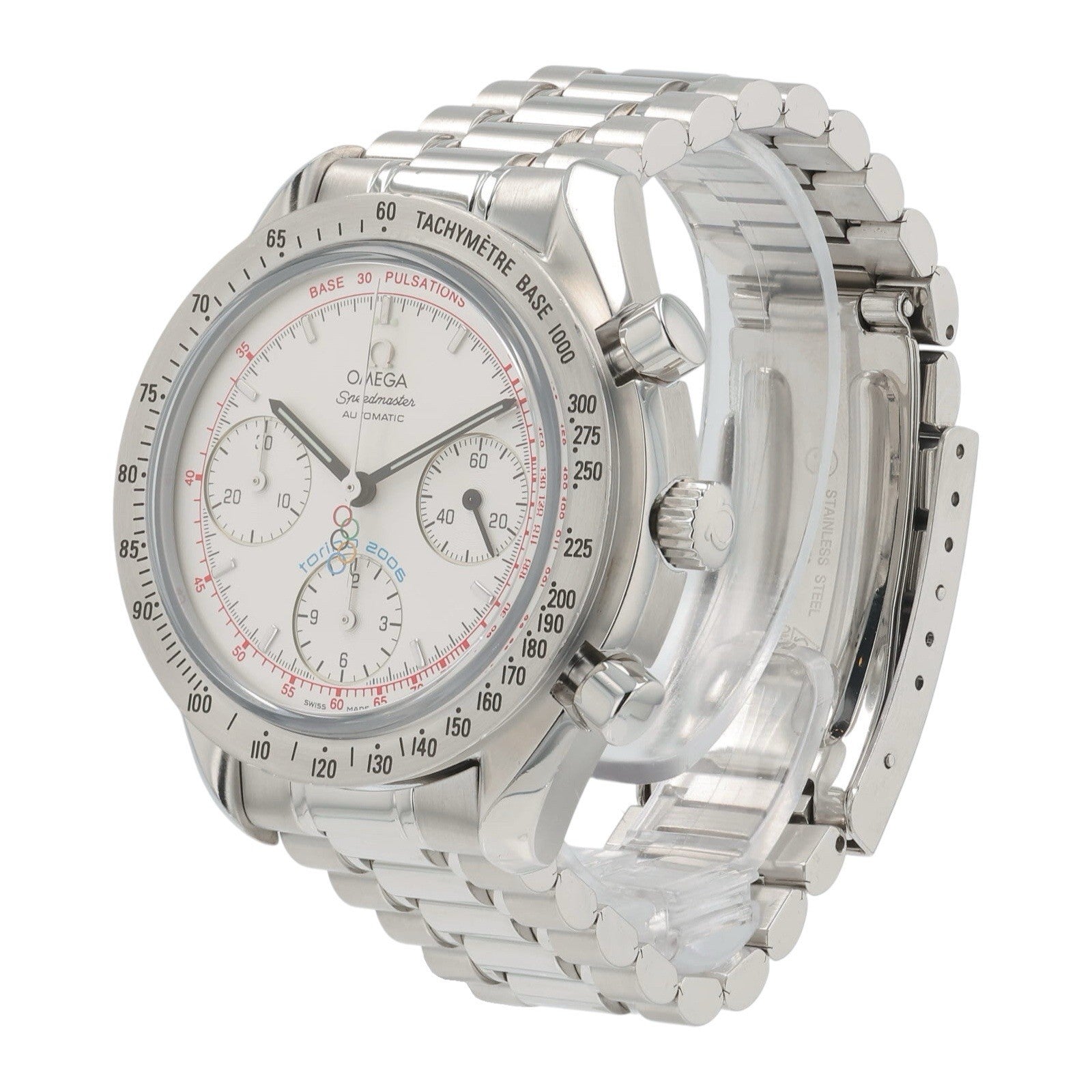 Omega Speedmaster Torino Olympic Steel Silver Dial 39mm Automatic Men’s 3538.30