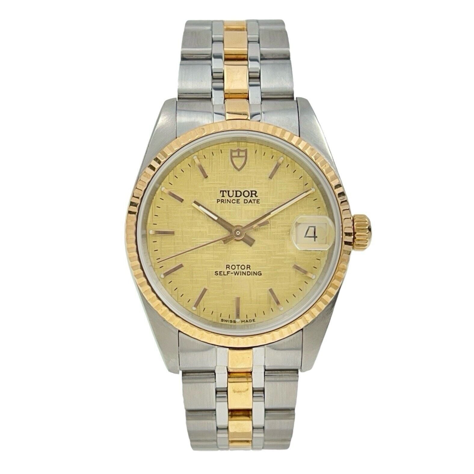 Tudor Prince Oysterdate Steel & Gold 32mm Automatic Men’s Watch 72033