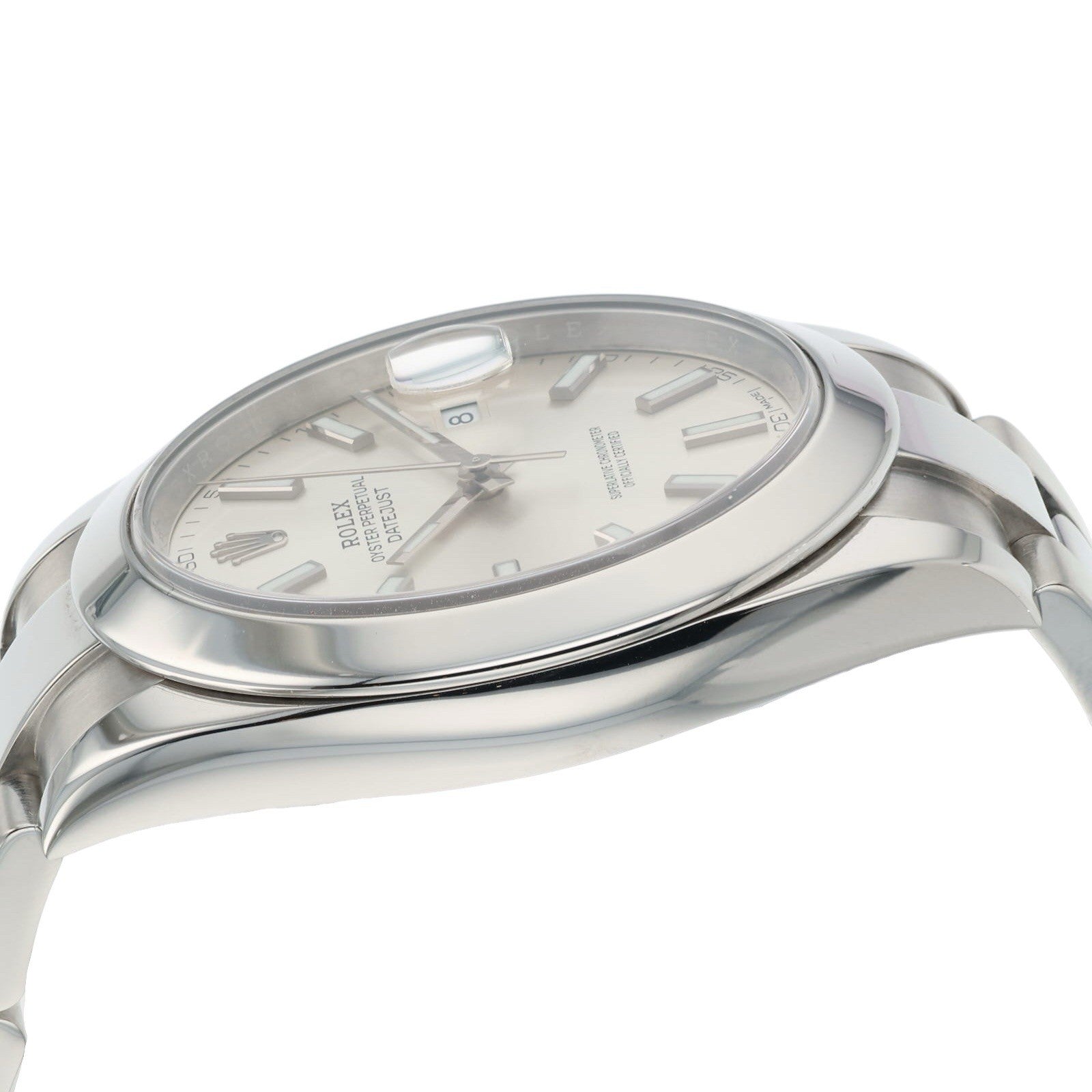 Rolex Datejust Stainless Steel Silver Dial 41mm Automatic Mens Watch 126300