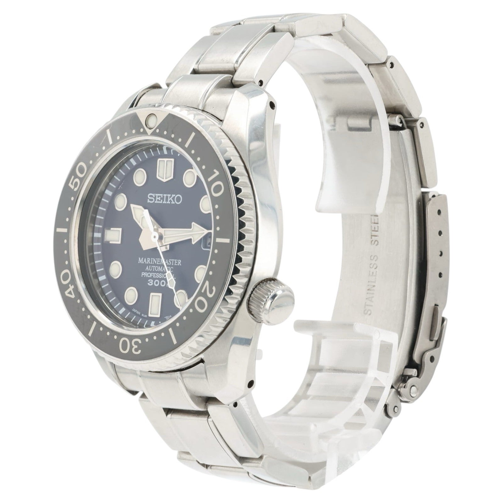 Seiko Marinemaster Black Dial Stainless Steel 44mm Automatic Men’s Watch SBDX017