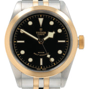 Tudor Black Bay Gold & Steel Black Dial 41mm Automatic Movement Mens Watch 79543