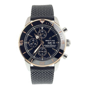 Breitling Superocean Steel & Gold Chrono Black Dial 44mm Automatic Mens U13313
