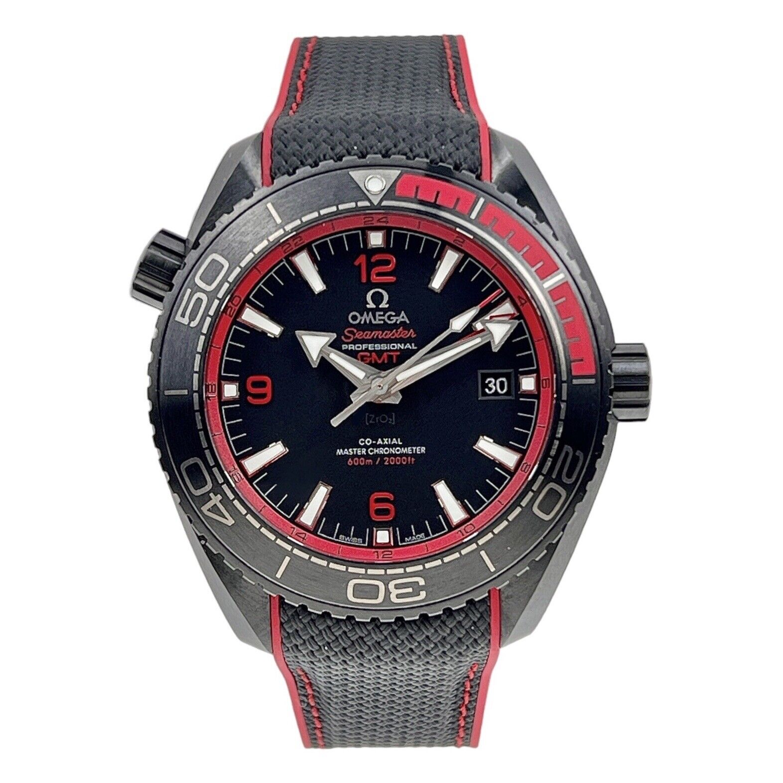 Omega Seamaster Planet Ocean 600M GMT 45mm Ceramic Men Watch 215.92.46.22.01.003