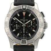 Breitling Avenger Chronograph Black Dial Steel 42mm Automatic Mens Watch AB0146