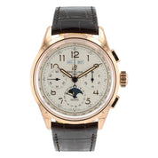 NEW Breitling Premier B25 Datora 18k Rose Gold Cream Dial 42mm Automatic RB2510