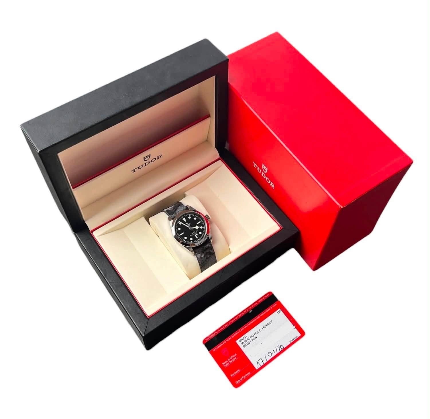 Tudor Black Bay Black Dial Stainless Steel 36mm Automatic Men’s Watch 79500