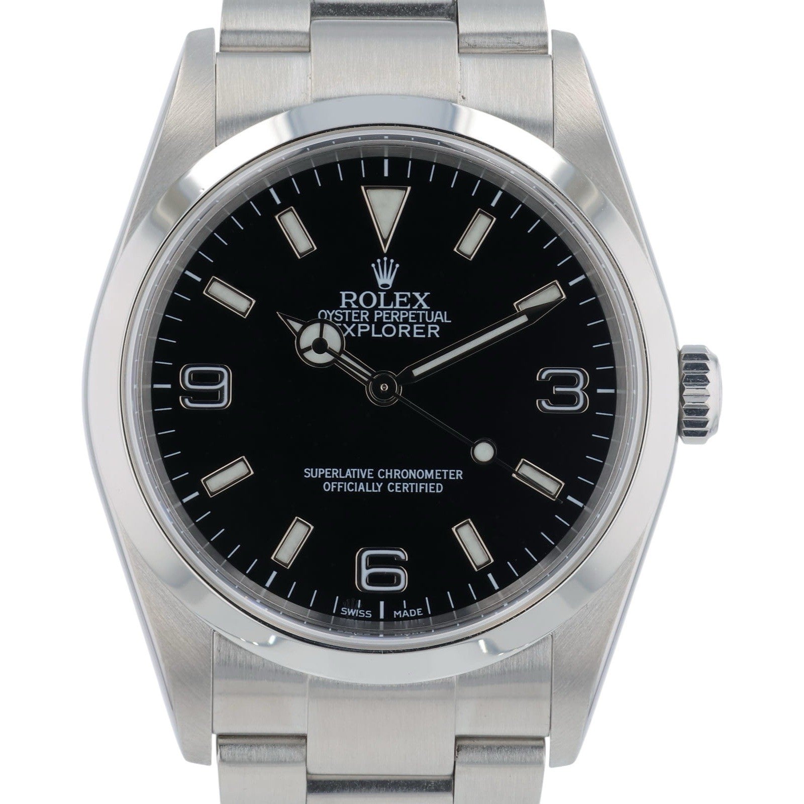 Rolex Explorer Stainless Steel Black Dial 36mm Automatic Men’s Watch 114270