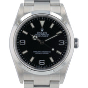 Rolex Explorer Stainless Steel Black Dial 36mm Automatic Men’s Watch 114270