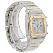 Cartier Santos Galbee Gold & Steel White Dial 29mm Quartz Men’s Watch 2425